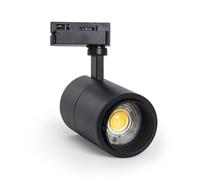 LEDKIA LIGHTING Spot LED sur Rail Monophasé 20W Pulyx Dimmable CCT Sélectionnable Multi-angle 15-60º Noir