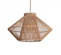 LEDKIA LIGHTING Suspension Corde de Coton Hana Brun E27