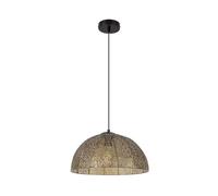 LEDKIA LIGHTING - Suspension Métal Aerba | Design Unique et Élégant | Compatible Ampoule E27 | Installation Intérieure IP20 | Câble Réglable, Doré
