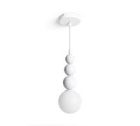 LEDKIA LIGHTING Suspension Métal Dunia Blanc G9