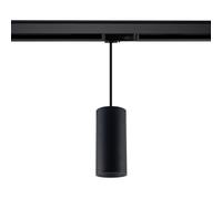 LEDKIA LIGHTING - Suspension Quartz GU10 pour Rail Triphasé | Aluminium Durable | Design Moderne | Éclairage Intérieur | Ampoule Non Incluse, Noir