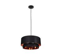 Ledkia Suspension lin Reflect Duo - Noir