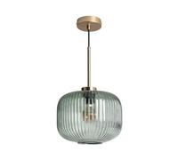 LEDKIA LIGHTING Suspension Verre Edwin Vert