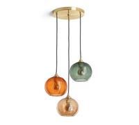 Ledkia Suspension verre Tri Klimt - Multicolore