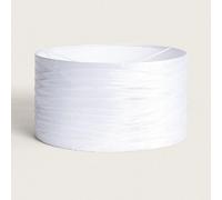 Abat-Jour Lampe Toile Marissa Blanc