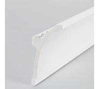 LEDKIA LIGHTING - Moulure Flame 2m pour Ruban LED | Éclairage Décoratif Indirect | Installation Facile, Blanc, PS