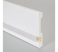 LEDKIA LIGHTING Moulure Plinthe pour Ruban LED Classic avec Capot Continu 2 m