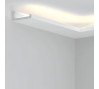 Ledkia Moulure pour Ruban LED 2m Big Elah Blanc