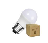 Ledkia Pack 5 Ampoules LED 12/24V E27 5W 400 lm G45 No Flicker 4000K Blanc neutre