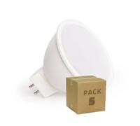 Ledkia Pack de 5 Ampoules LED GU5.3 6W 550 lm MR16 No Flicker 4000K Blanc neutre