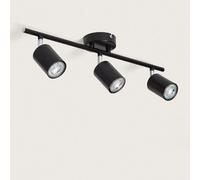 Ledkia Plafonnier 3 spots Albus - Noir
