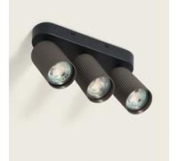 Plafonnier Aluminium Aritz 3 Spots Blanc