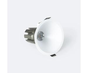 Ledkia Plafonnier Areni Coupe - Blanc
