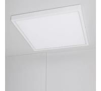 Ledkia Plafonnier Carré Extra-Plat - Blanc