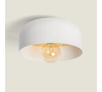 Ledkia Plafonnier Circulaire Métal Ø300 Blanc