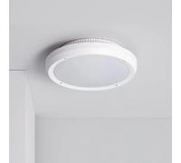 Ledkia Plafonnier Curio IP65 Blanc Ø300 mm