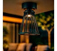 Ledkia Plafonnier Extérieur LED 6W Aluminium Bradda Noir