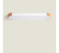 Ledkia Plafonnier LED 18W - Bois et Métal