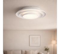 Ledkia Plafonnier LED 20W Rond Métal Ø300 mm CCT Sélectionnable Telmor Blanc