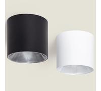 Plafonnier Led 30w Aluminium Cct Sélectionnable Syrah 2700k - 4000k Noir Cct