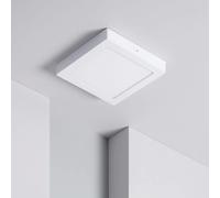 Ledkia Plafonnier LED carré 18W - Blanc