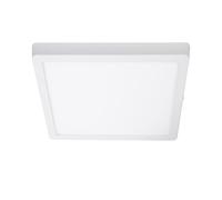 LEDKIA Plafonnier LED Carré Aluminium Slim 24W CCT Sélectionnable Galán 280