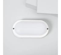 Ledkia Plafonnier LED ovale - Blanc
