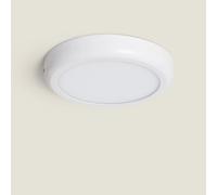 Ledkia Plafonnier LED Rond 18W Métal Design White Ø225 mm 6000K Blanc froid