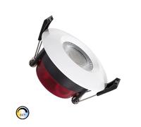 Downlight Led 8w Rond Cct Dimmable Bain Ip65 Coupe Ø 70 Mm Sélectionnable (Chaud-Neutre-Froid)