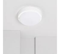 Ledkia Plafonnier Extérieur Rond 15W Blanc