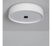 Ledkia Plafonnier LED rond métal - Gris foncé