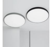 Ledkia Plafonnier LED rond - Noir
