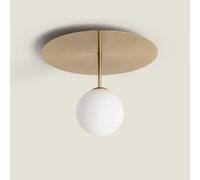 Ledkia Plafonnier Moonlight Brass - Blanc/Or