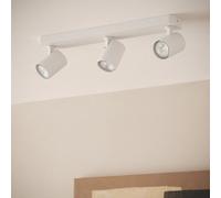 Ledkia Plafonnier Orientable Blanc Cora 3 Spots