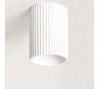 Ledkia Plafonnier Plâtre Colum Blanc