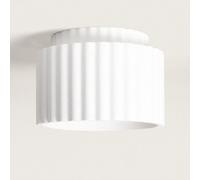 Ledkia Plafonnier Plâtre Double Colum - Blanc