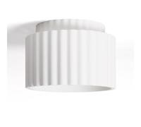 LEDKIA LIGHTING Plafonnier Plâtre Double Colum pour chambre, salon, cuisine Blanc
