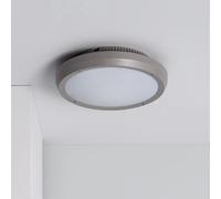 Ledkia Plafonnier rond Curio - Gris
