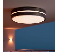 Ledkia Plafonnier rond Kadam - Noir