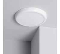 Ledkia Plafonnier Rond Métal