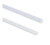 Profilé Aluminium Angle Capot Circulaire 2 m pour Rubans LED jusqu'à 5 mm B