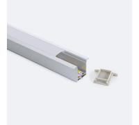 Ledkia Profilé aluminium encastrable pour rubans LED