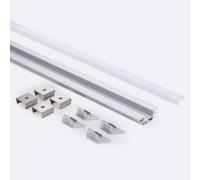 Ledkia Profilé aluminium encastrable pour rubans LED