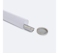 Profilé Aluminium Suspendu Rond 2 M Pour Rubans Led Jusqu'à 22 Mm Noir 2 M Noir Translucide