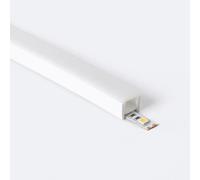 Ledkia Profilé Néon SFLEX 20x16 Courbe Verticale pour Rubans LED IP20 jusqu'à 12 mm 5 m