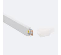 Ledkia Profilé Néon SFLEX 6x12 Courbe Latérale pour Rubans LED IP20 jusqu'à 8 mm 5 m