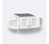 Ledkia Projecteur Solaire LED 5W IP65 avec Détecteur de Mouvement PIR et Crépusculaire