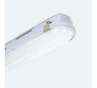 Ledkia Réglette Étanche LED 120cm 36W avec Eclairage de Secours IP65 4000K Blanc neutre