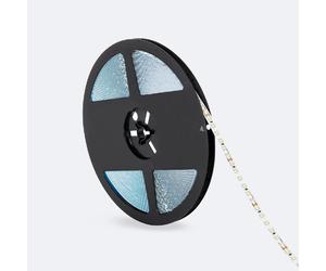 Ledkia Ruban LED 24V SMD 120 LED/m BOBINE 20m 10W/m 1100lm/m Largeur 8mm Coupe 5cm IP20 4000K Blanc neutre