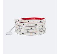 Ruban Led Dimmable 220v Smd Auto-Redressement 120 Led/M 14w/M 1680lm/M Silicone Flex Largeur 12mm Coupe 10cm Ip67 Sur Mesure 2700k Blanc Chaud 15 M
